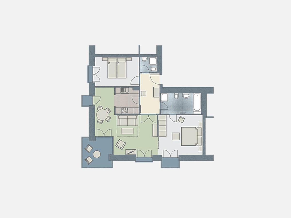 Kaiservillen Heringsdorf - Ferienwohnung Mit 2 Schlafzimmern Und Balkon D212 Eksteriør bilde